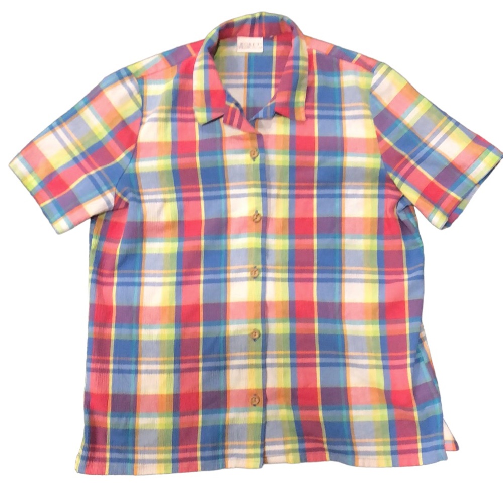 Vintage Vibrant Koret Francisca Short Sleeve Button Down